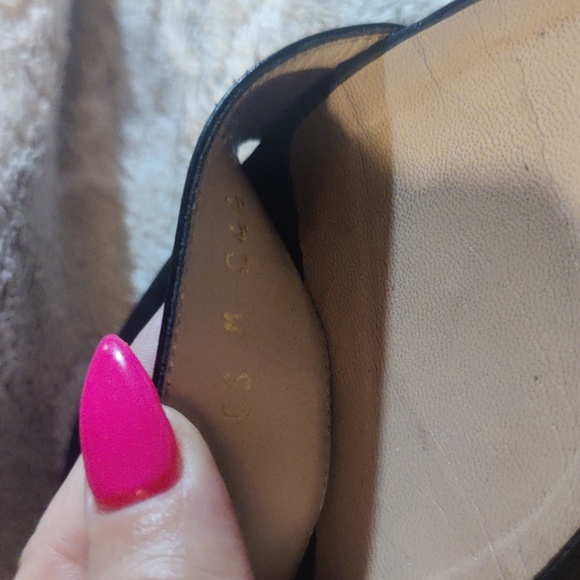 Valentino Rockstud Black Leather Ankle Strap Sandals - Picture 6 of 7